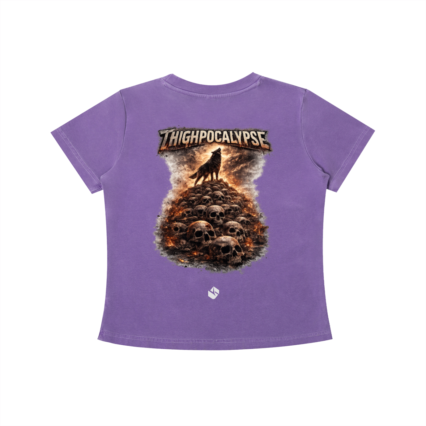 THIGHPOCALYPSE Vintage Wash Slim Fit T-shirt