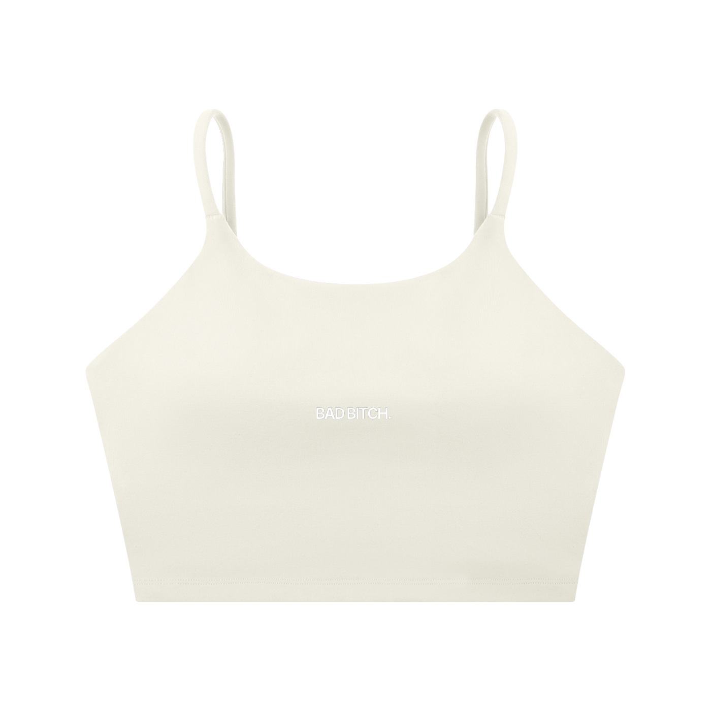 BAD BITCH Spaghetti Strap Yoga Sports Bra