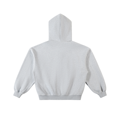 5AM Contrast-Stitched Boxy Fleece Hoodie