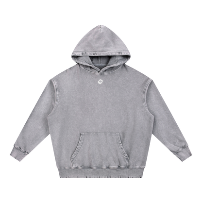 5AM Snow Wash Hand-Frayed Heavyweight Hoodie
