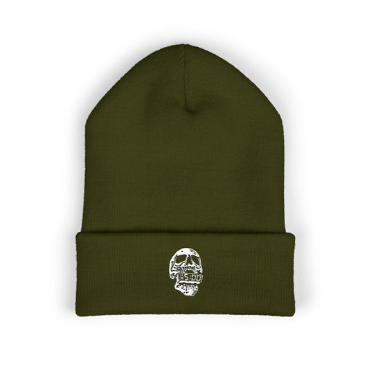 Skull Cuffed Beanie
