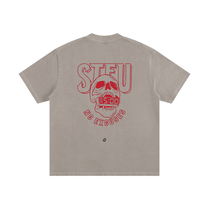 STFU Heavyweight Washed Frayed T-Shirt