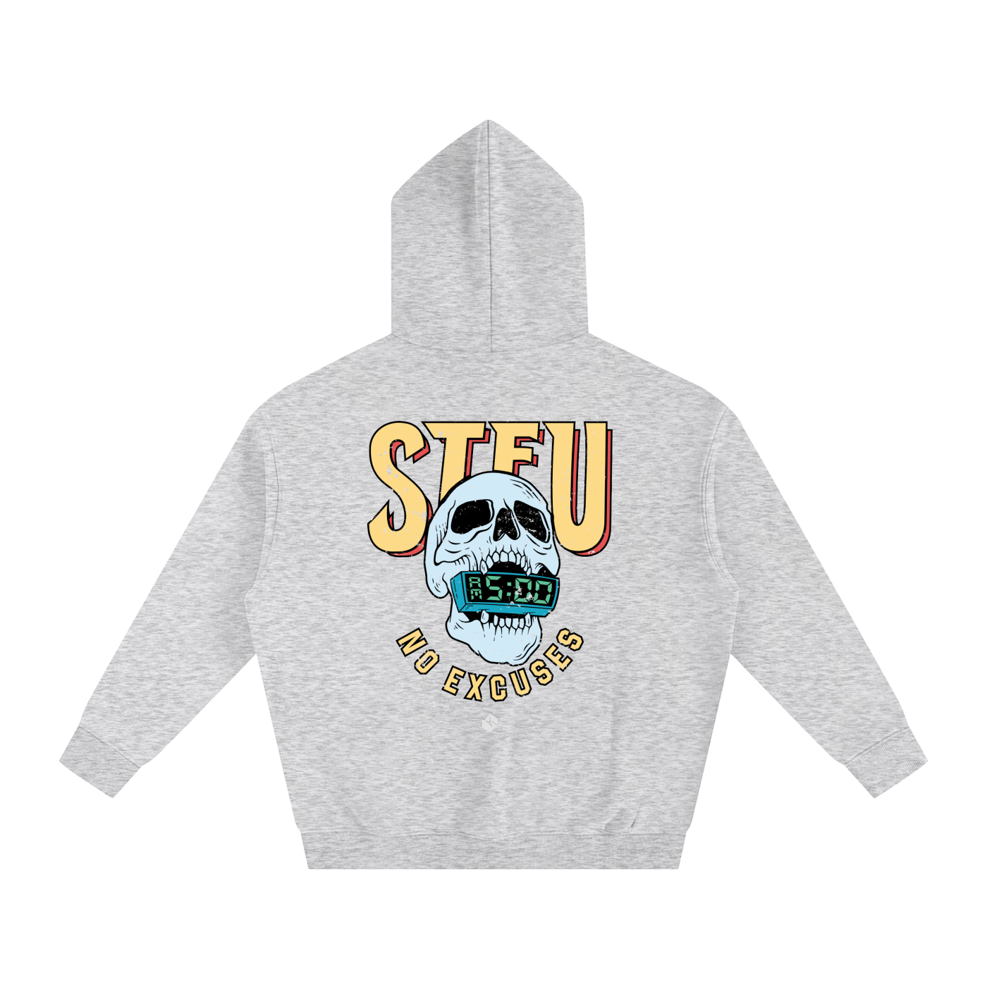 STFU No Excuses Oversized Fleeced Hoodie