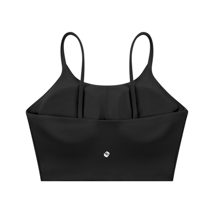 BAD BITCH Spaghetti Strap Yoga Sports Bra