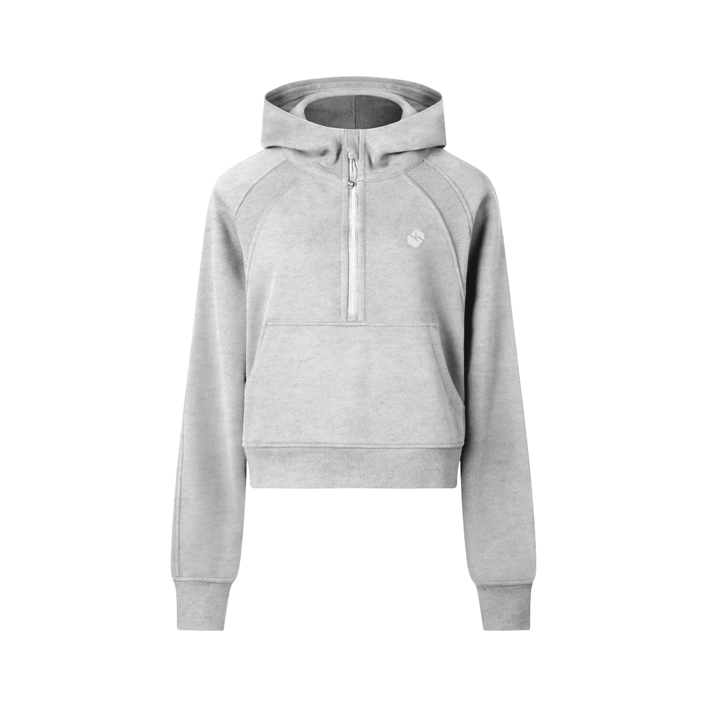 5AM Cropped Half-Zip Hoodie