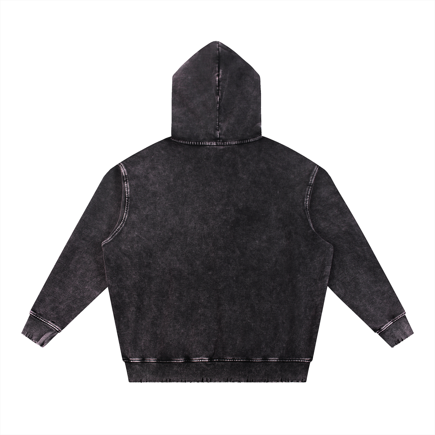 5AM Snow Wash Hand-Frayed Heavyweight Hoodie