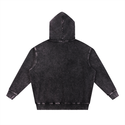 5AM Snow Wash Hand-Frayed Heavyweight Hoodie