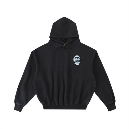 STFU Frayed Enzyme Washed Hoodie