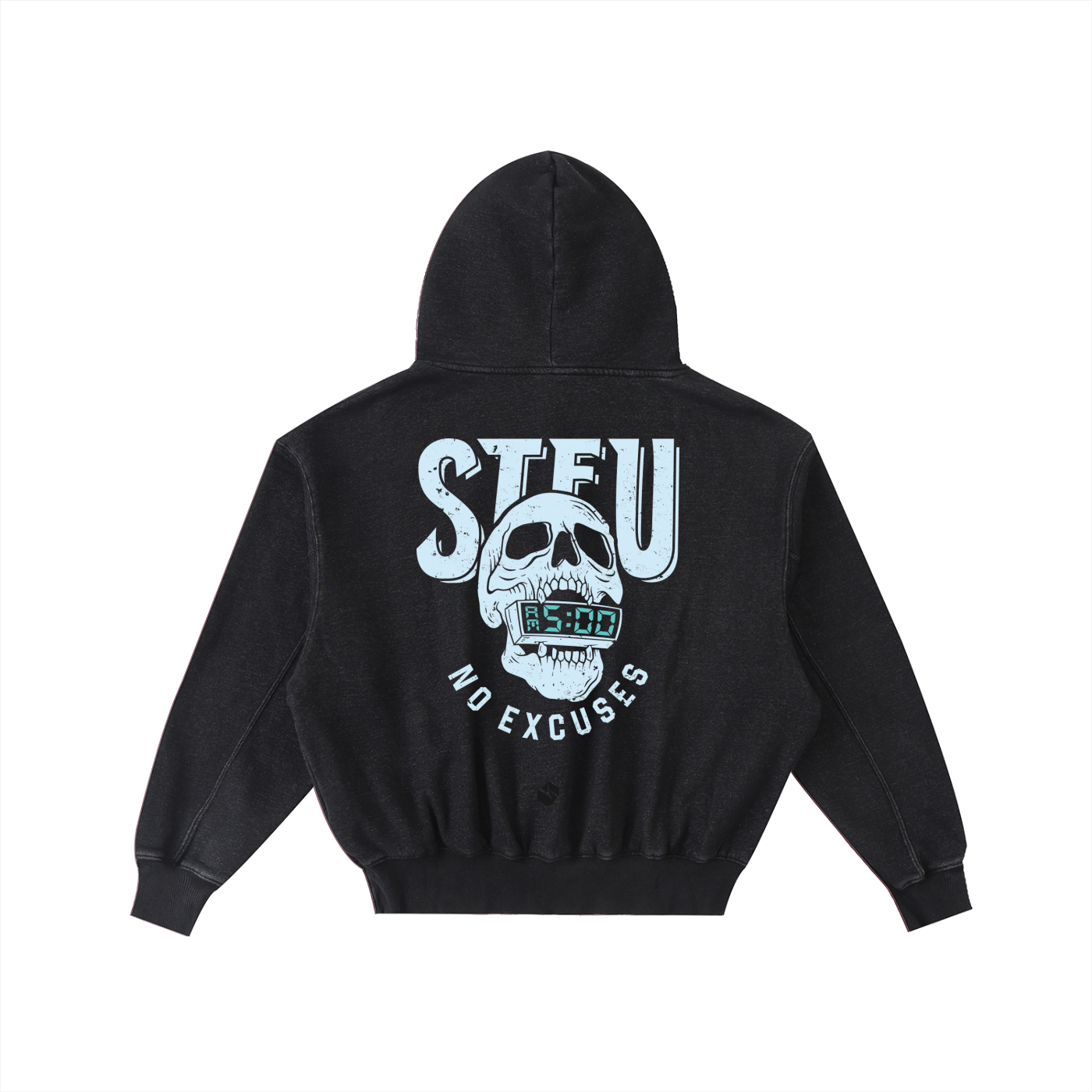STFU Frayed Enzyme Washed Hoodie