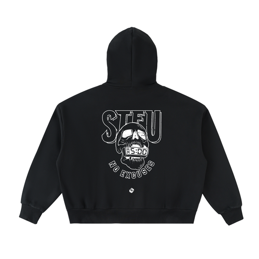 STFU Fleeced Full-Zip Boxy Hoodie