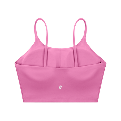 BAD BITCH Spaghetti Strap Yoga Sports Bra