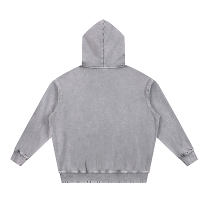 5AM Snow Wash Hand-Frayed Heavyweight Hoodie