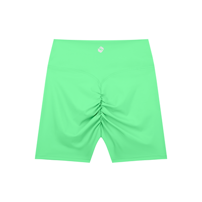 High-Waisted SCRUNCHED PEACH Biker Shorts
