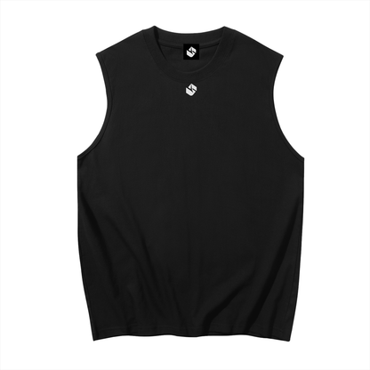 DARK MODE Sleeveless Cotton Tank