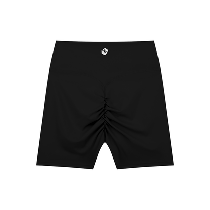 High-Waisted SCRUNCHED PEACH Biker Shorts