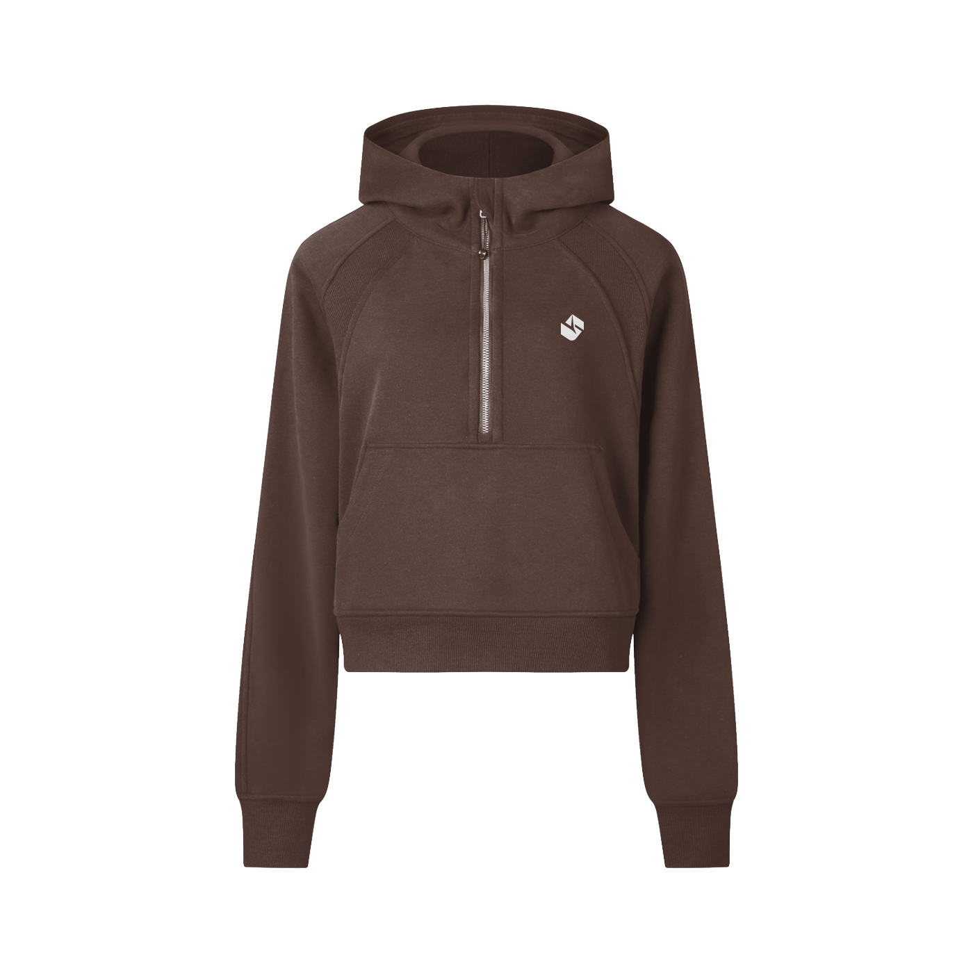 5AM Cropped Half-Zip Hoodie