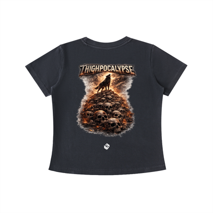 THIGHPOCALYPSE Vintage Wash Slim Fit T-shirt
