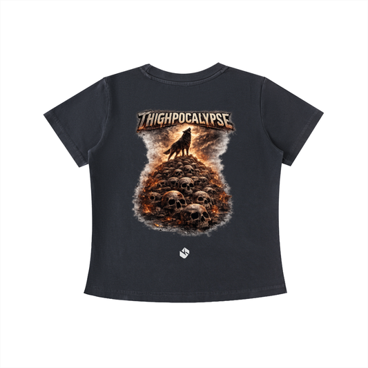 THIGHPOCALYPSE Vintage Wash Slim Fit T-shirt