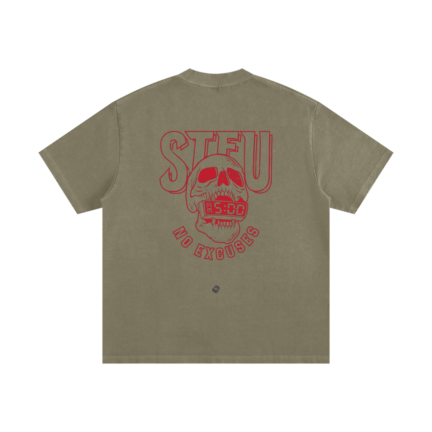 STFU Heavyweight Washed Frayed T-Shirt