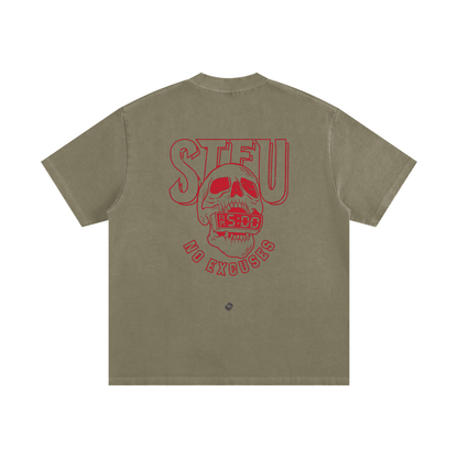 STFU Heavyweight Washed Frayed T-Shirt