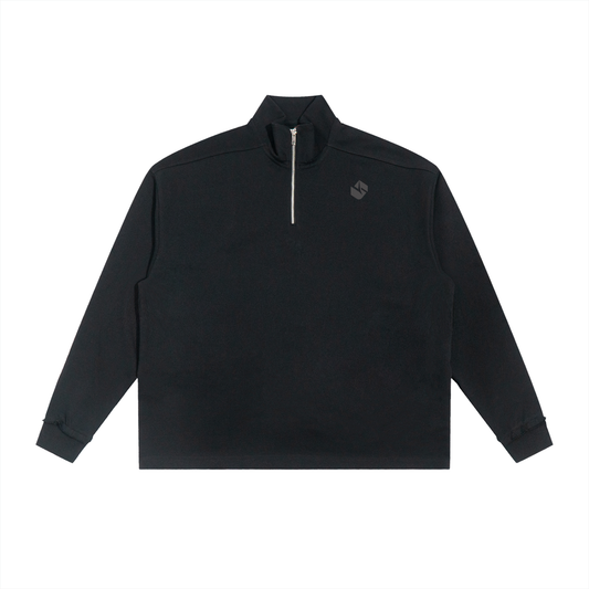 5AM Half-Zip Rolled Edge Fleece Sweatshirt