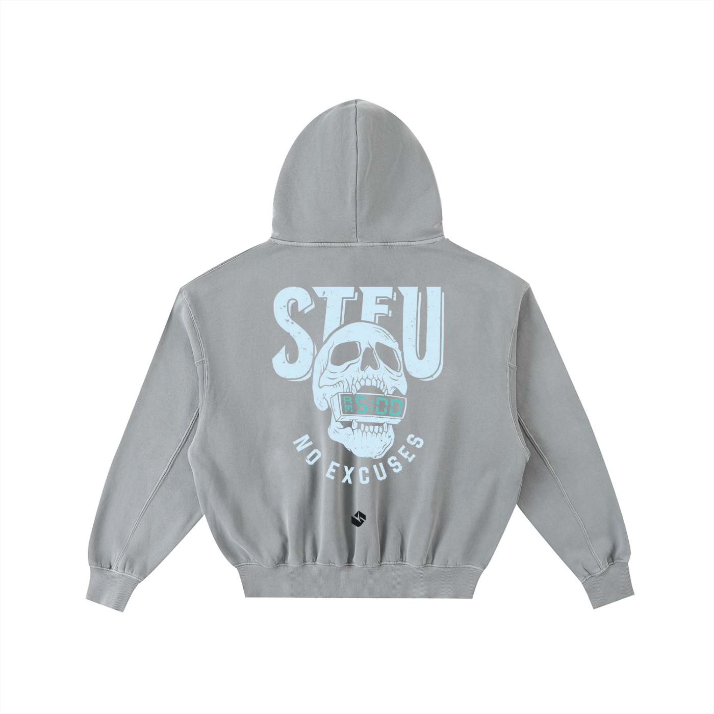 STFU Frayed Enzyme Washed Hoodie