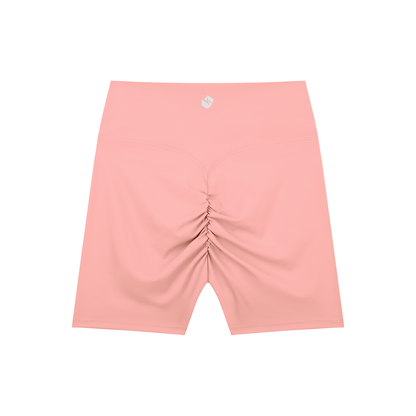 High-Waisted SCRUNCHED PEACH Biker Shorts