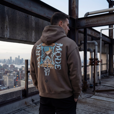 DARK MODE Oversized Fleeced Hoodie