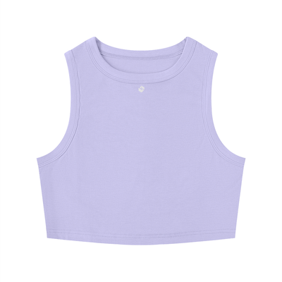 Women's Tight Crewneck Crop Tank Top