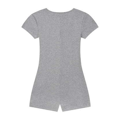 Women's Cape Tie Waist Romper