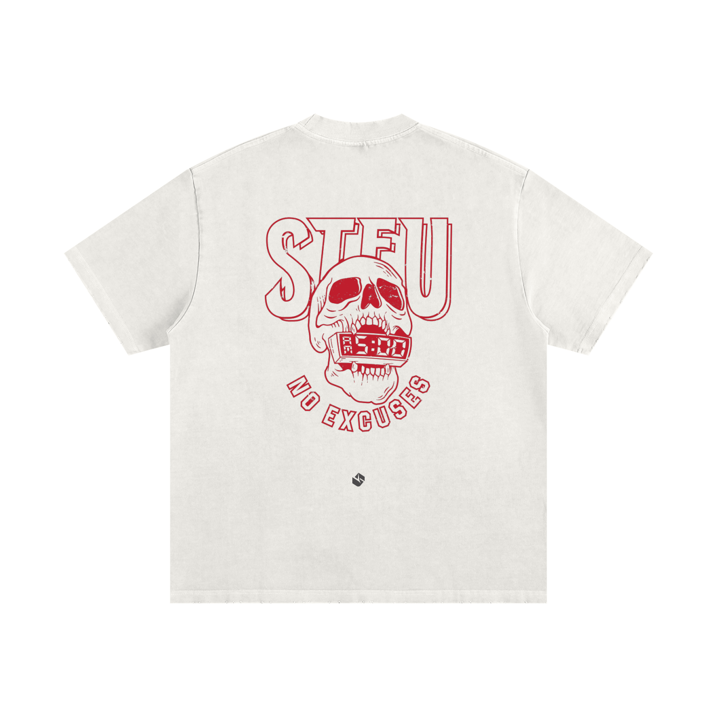STFU Heavyweight Washed Frayed T-Shirt