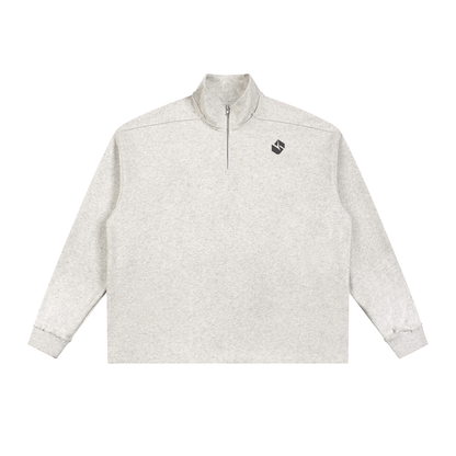 5AM Half-Zip Rolled Edge Fleece Sweatshirt