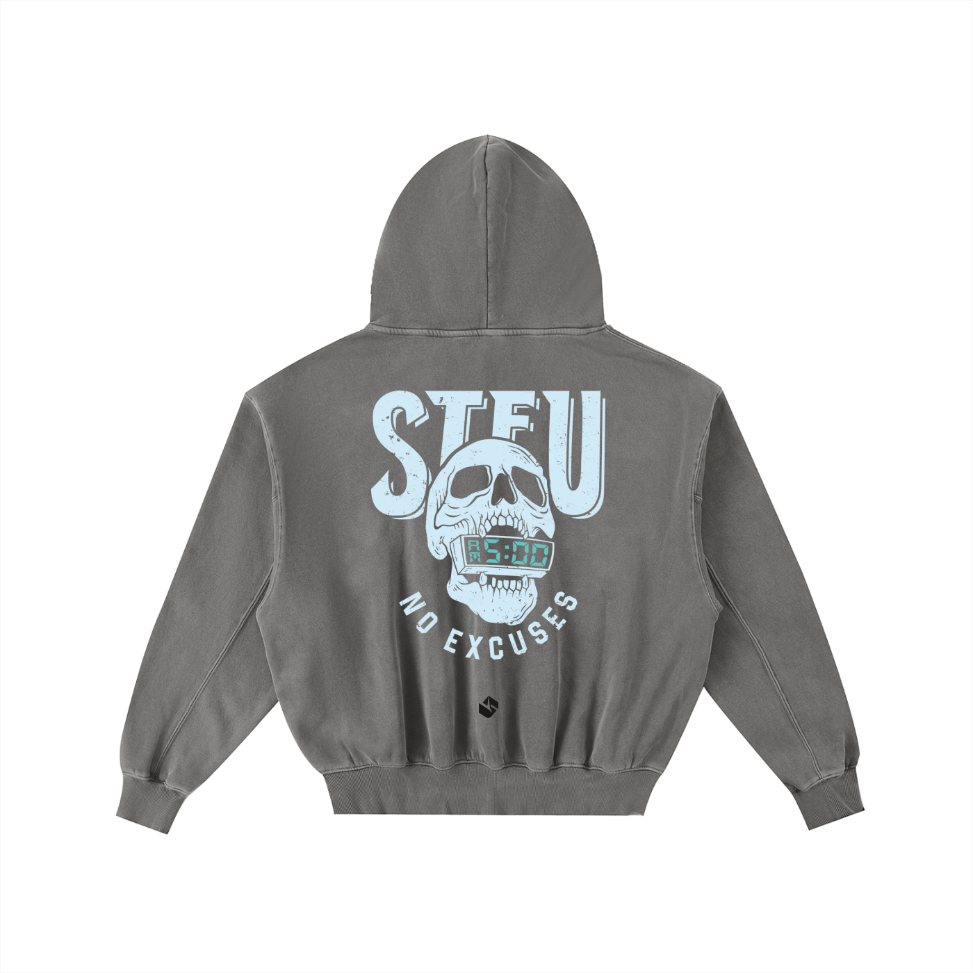 STFU Frayed Enzyme Washed Hoodie