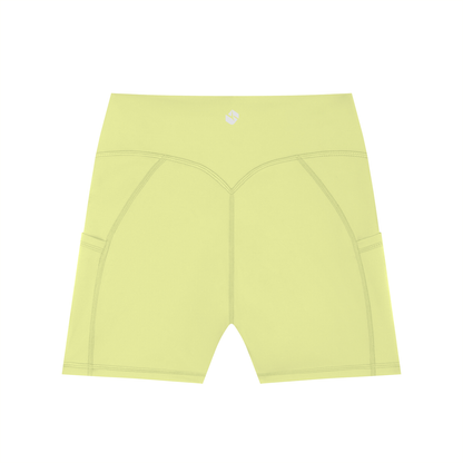 Women's High-Waisted Pocket Biker Shorts