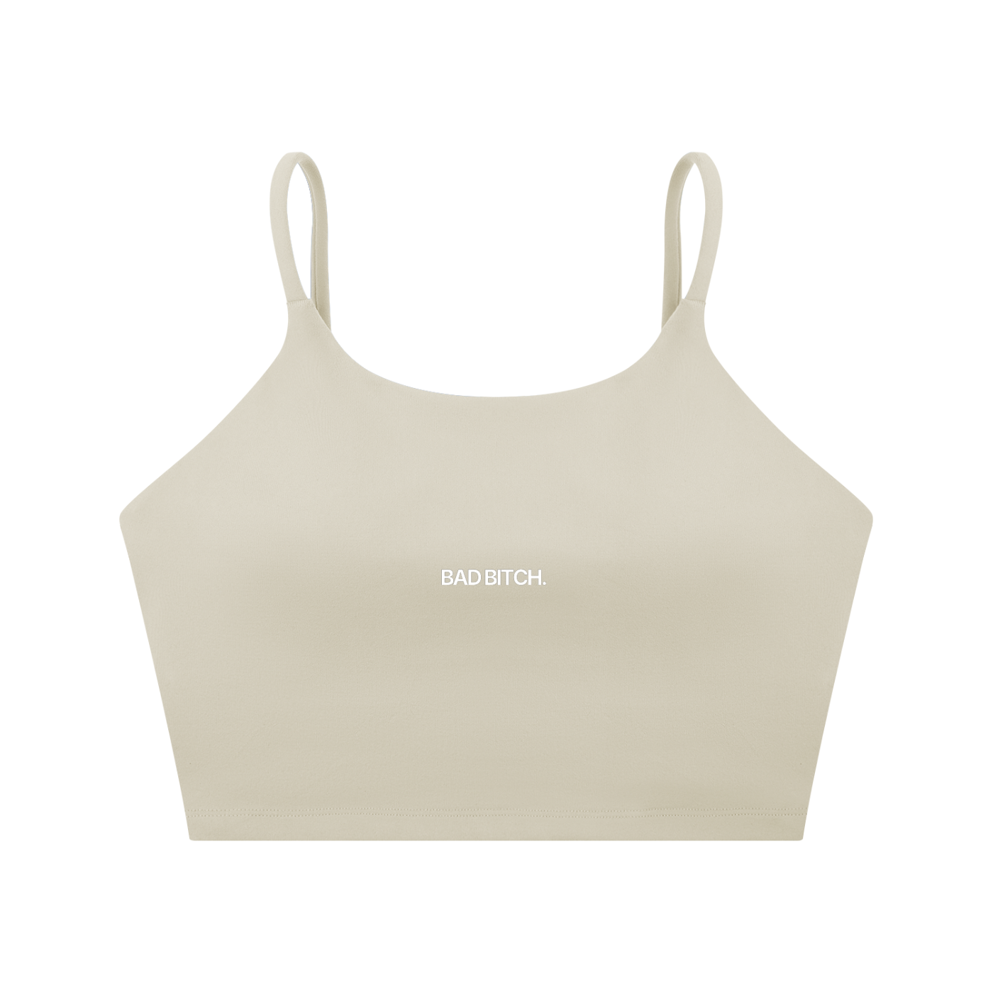 BAD BITCH Spaghetti Strap Yoga Sports Bra