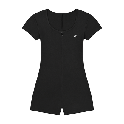 Women's Cape Tie Waist Romper