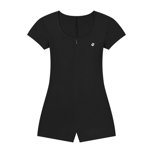 Women's Cape Tie Waist Romper