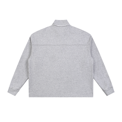 5AM Half-Zip Rolled Edge Fleece Sweatshirt