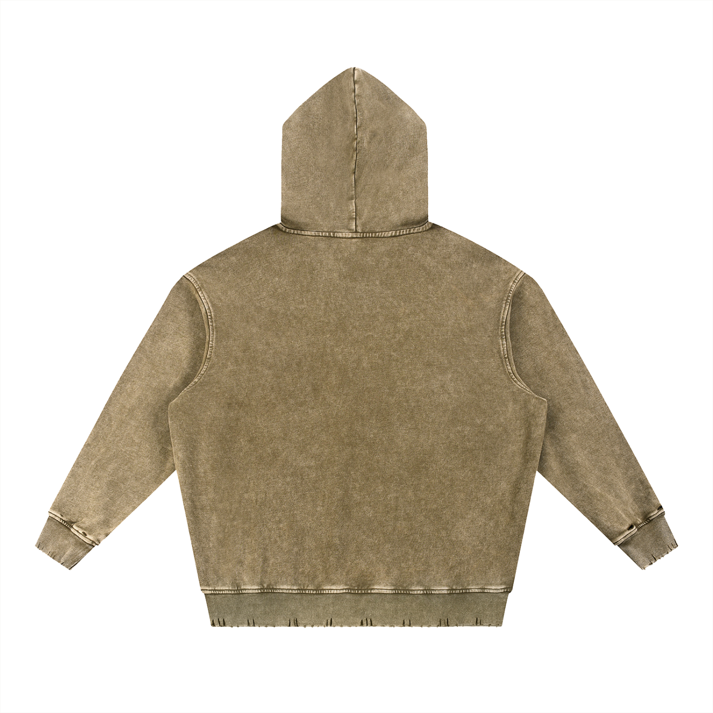 5AM Snow Wash Hand-Frayed Heavyweight Hoodie