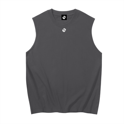 DARK MODE Sleeveless Cotton Tank