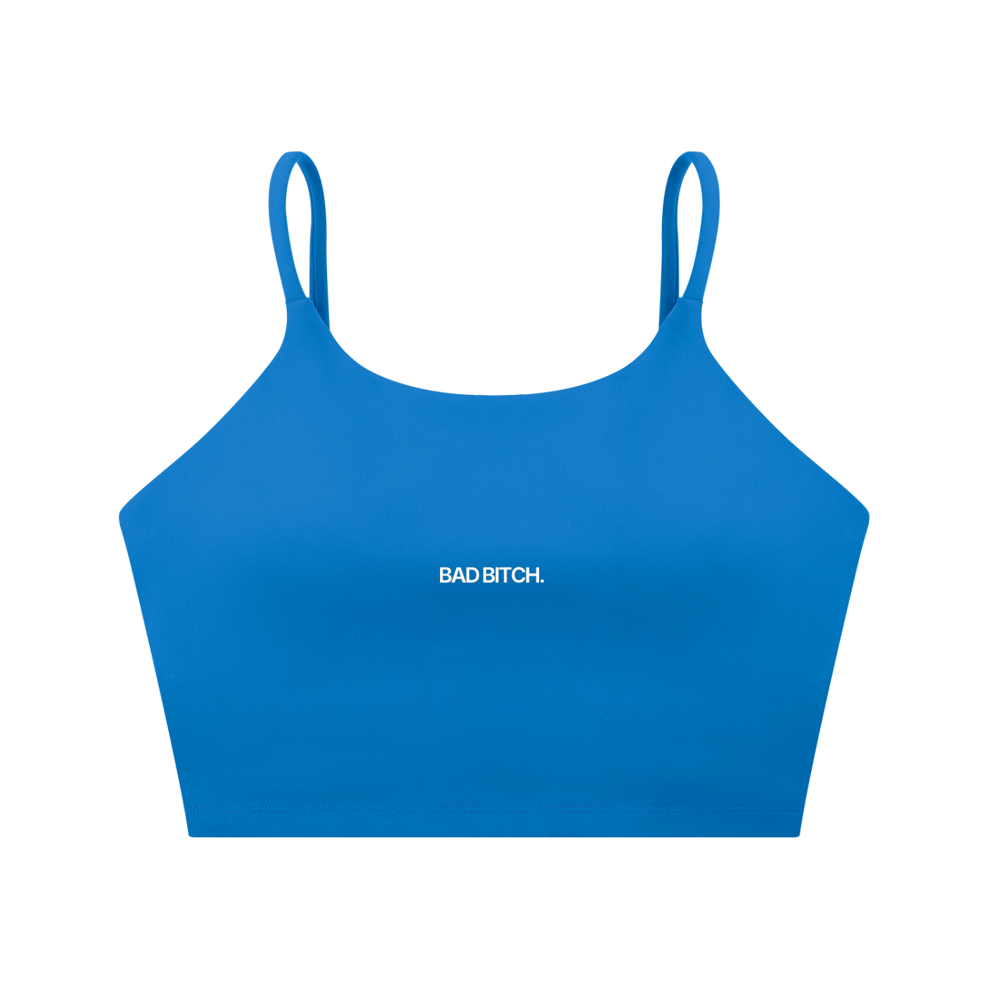 BAD BITCH Spaghetti Strap Yoga Sports Bra