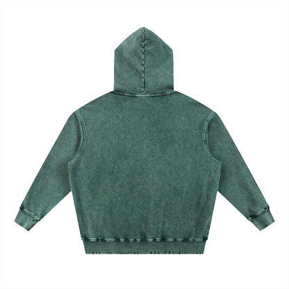 5AM Snow Wash Hand-Frayed Heavyweight Hoodie
