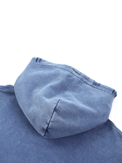 5AM Snow Wash Hand-Frayed Heavyweight Hoodie