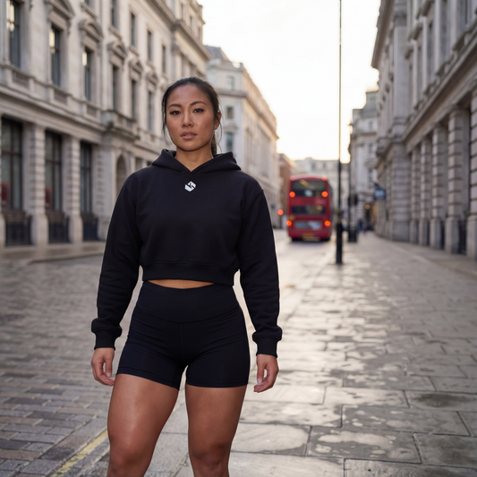 DARK MODE Cropped Hoodie