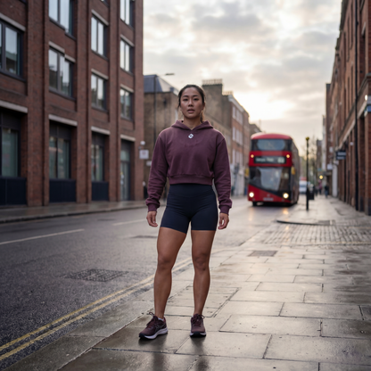 5AM SKULL Cropped Hoodie